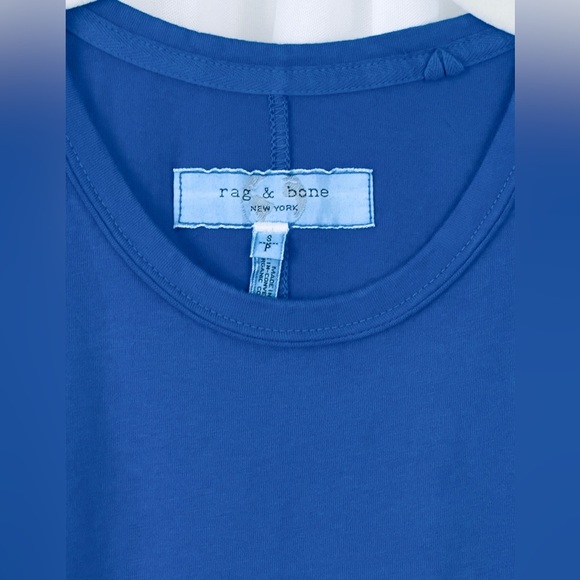 rag & bone - Miles Organic Cotton Pocket T-Shirt Royal Blue-   Small.       NWOT - Picture 2 of 7